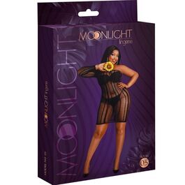 MOONLIGHT - SUKIENKA MODEL 5 CZARNA PLUS SIZE