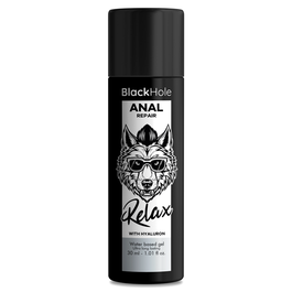 BLACK HOLE - RIPARAZIONE ANALE RELAX A BASE ACQUA CON IALURONE 30 ML