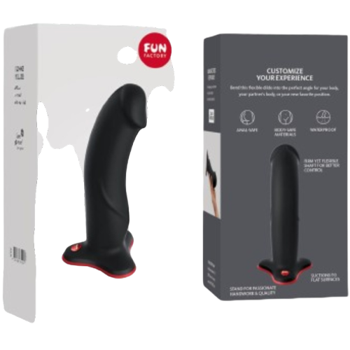 FUN FACTORY - THE BOSS DILDO REALÍSTICO NEGRO