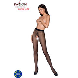 PASSION - TIOPEN 010 SCHWARZE STRUMPFHOSE 3/4 20 DEN