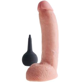 KING COCK - REALISTYCZNY NATURALNY EJAKULATOR PENIS 22,86 CM