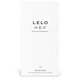 LELO - CAIXA DE PRESERVATIVO HEX 12 UNIDADES