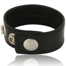 LEATHER BODY - CINTA DE PÊNIS AJUSTVEL EM COURO PRETO