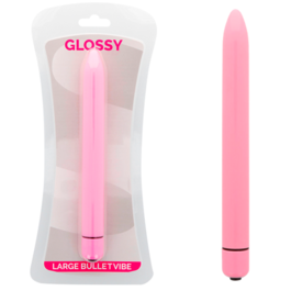 GLOSSY - SLIM WIBRATOR ROZOWY