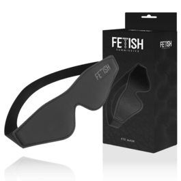 FETISH SUBMISSIVE - WEGANSKA SKORZANA MASKA Z NOPRENOWA PODSZEWKA