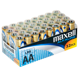 MAXELL - BATERIA ALCALINA AA LR6 PAKIET*32 UDS