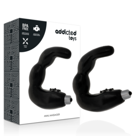 ADDICTED TOYS - MASAZER PROSTTY I ODBYTU WIBRUJACY CZARNY