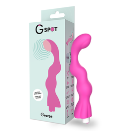 G-SPOT - GEORGE G-SPOT WIBRATOR GUMOWY ROZOWY