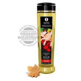 SHUNGA - HUILE DE MASSAGE BIO DÉLICIEUX À L''ÉRABLE 240 ML