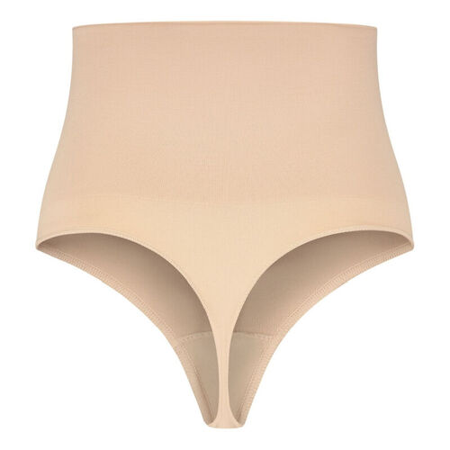 BYE-BRA - FAJA SIN COSTURAS ESTILO TANGA BEIGE TALLA XL