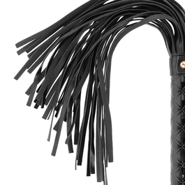 BEGME - FLOGGER Z WEGANSKIEJ SKORY W BLACK EDITION