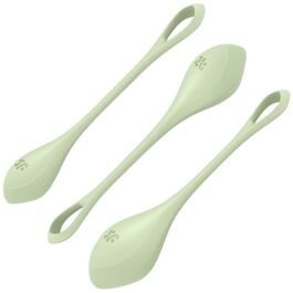 SATISFYER - ZESTAW TRENINGOWY YONI POWER 2 ZIELONY