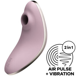 SATISFYER - VULVA LOVER 1 SYMULATOR PULSU POWIETRZA I WIBRATOR FIOLETOWY