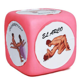 DIABLO PICANTE - DADOS KAMASUTRA SUPER GRANDES DE POSTURAS ROSA