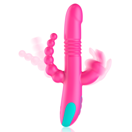 HAPPY LOKY - DONALD TRIPLE ESTIMULACIÓN: ANAL, PUNTO G & CLÍTORIS + MANDO CONTROL REMOTO WATCHME