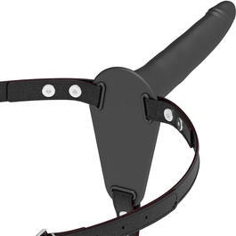 FETISH SUBMISSIVE HARNESS - SILICONE NERO 15 CM
