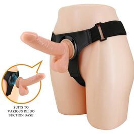 PRETTY LOVE - SZELKI MAJTY UNIWERSALNE SZELKI Z DILDO TOM 20 CM NATURALNY