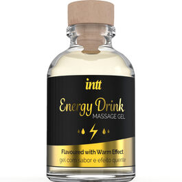 INTT MASSAGE & ORAL SEX - ZEL DO MASAZU Z AROMATOWYM NAPOJEM ENERGII CA O DZIALANIU ROZGRZEWAJACYM