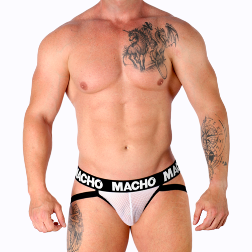 MACHO - MX26X1 JOCK REJILLA BLANCO M